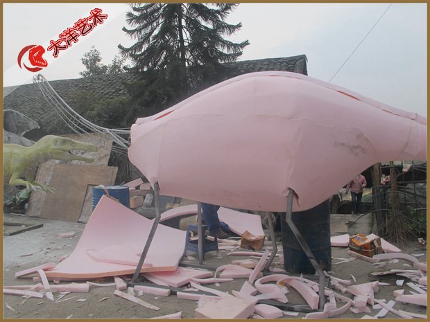 仿真恐龙造作现场-腕龙造作现场