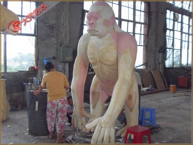 仿真恐龙造作现场-动物造作现场