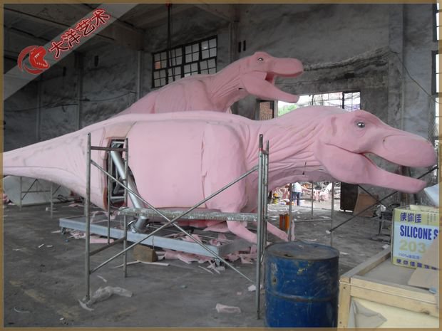 仿真恐龙造作现场-暴龙