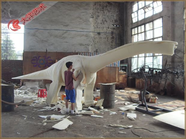 仿真恐龙造作现场-造作现场