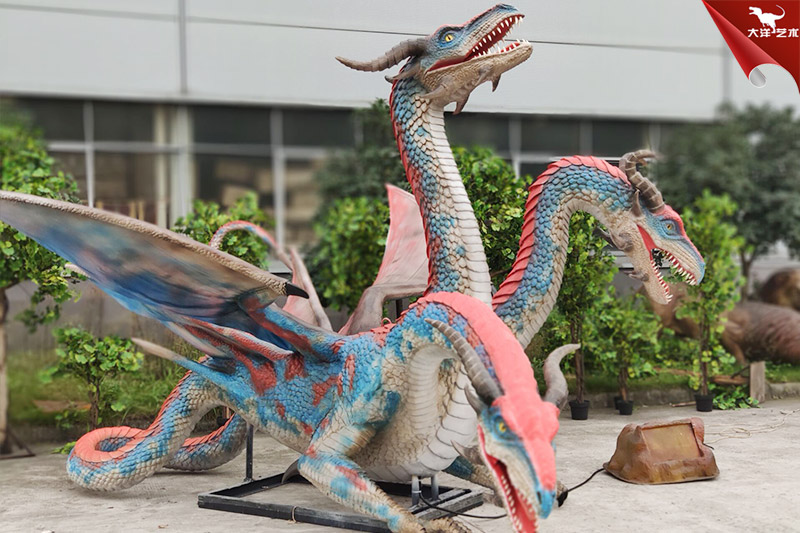 三头龙-仿真怪兽机械模型