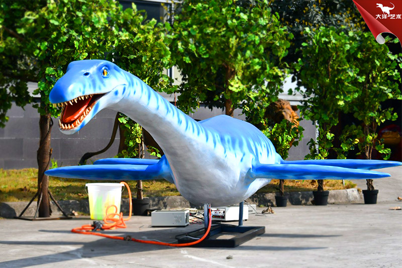 仿真恐龙视频展示，，，，，，，蛇颈龙