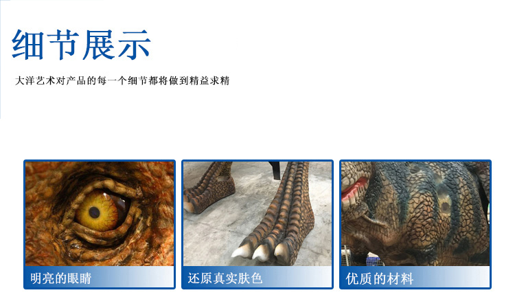 大洋恐龙服，，，，，，恐龙衣服细节展示