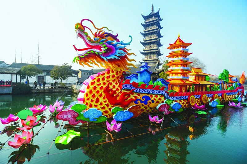 中国龙主题元素花灯，，，，，，，龙形花灯