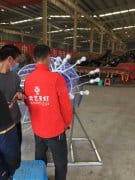 彩灯光雕树造作