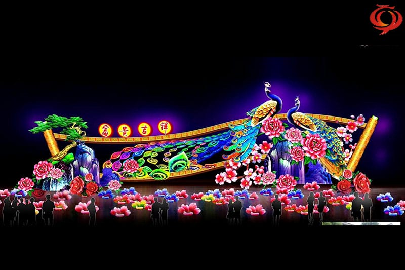 《富贵吉利》春节灯会彩灯设计规划