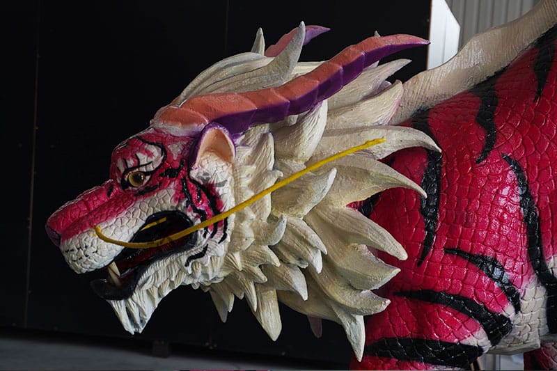 龙生九子动态雕塑-狴犴